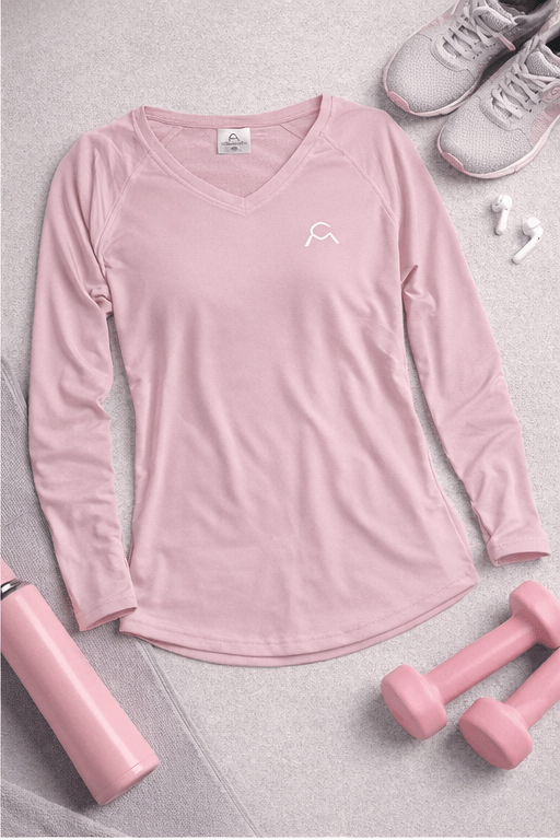 Women’s Pink Athletic DryFit Long Sleeve