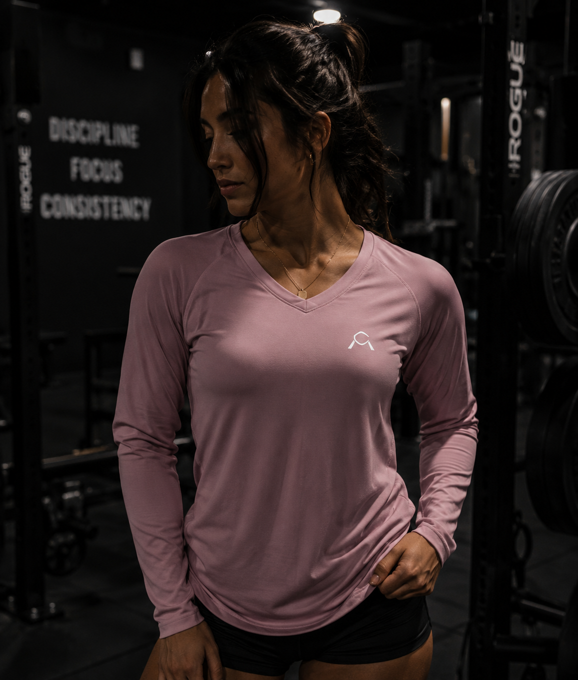 Women’s Pink Athletic DryFit Long Sleeve